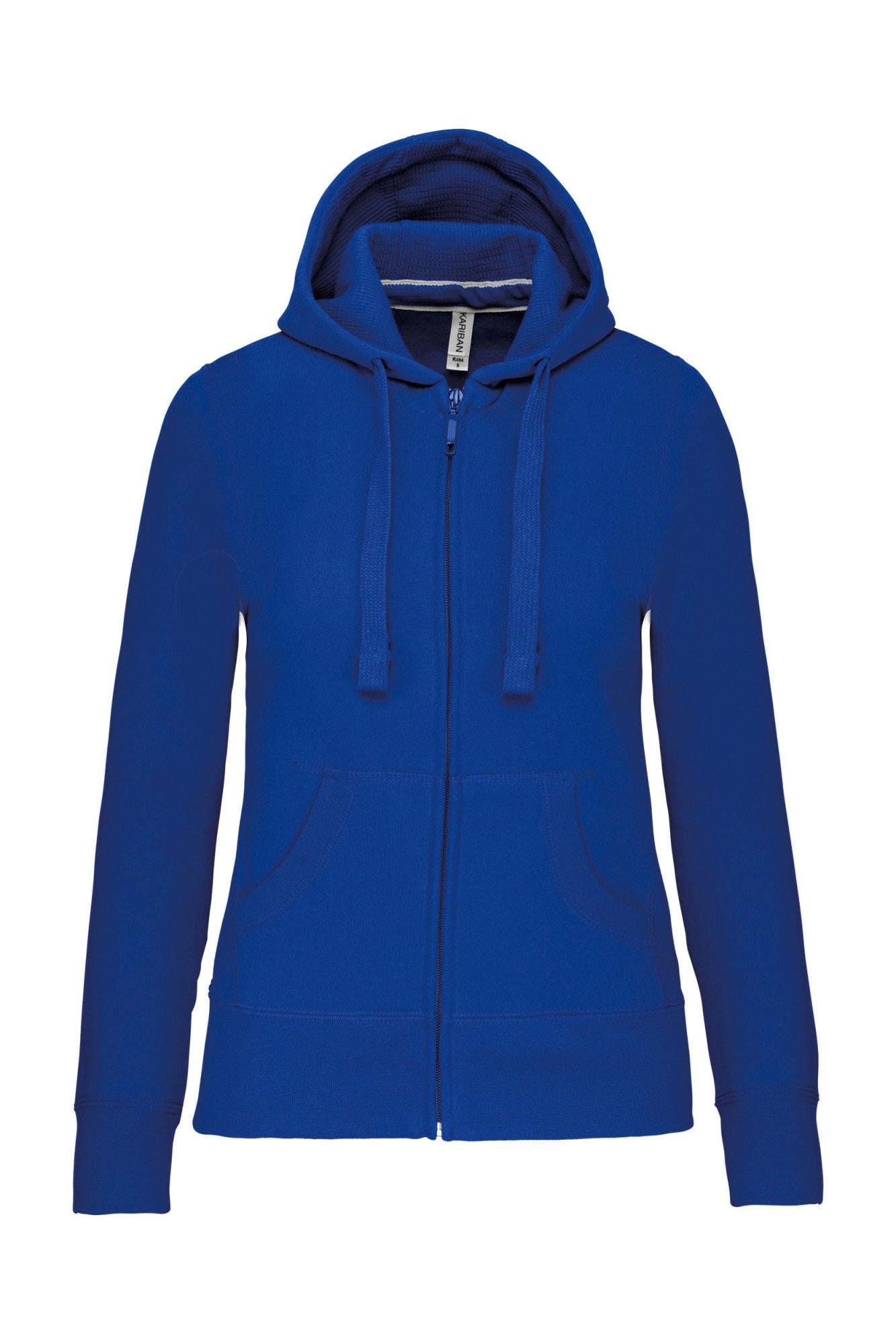 Sweat Zippé Femme Polaire - Gris Clair - Taille M - Coton Chaud Et Confortable