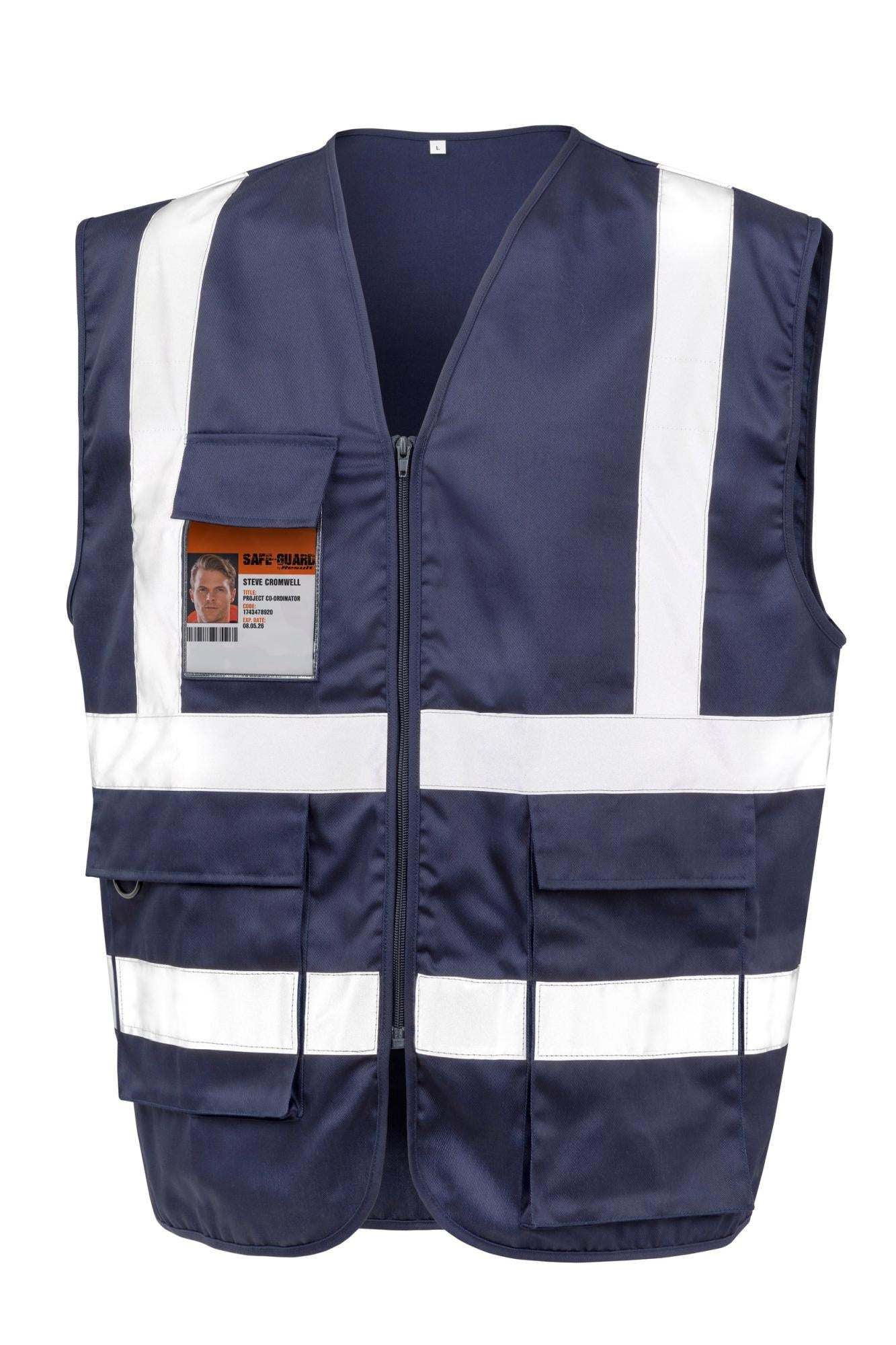 Gilet De Sécurité Zippé Komperdell, Slim Fit, Neuf Avec Défaut Léger - Idéal Pour Le Sport !
