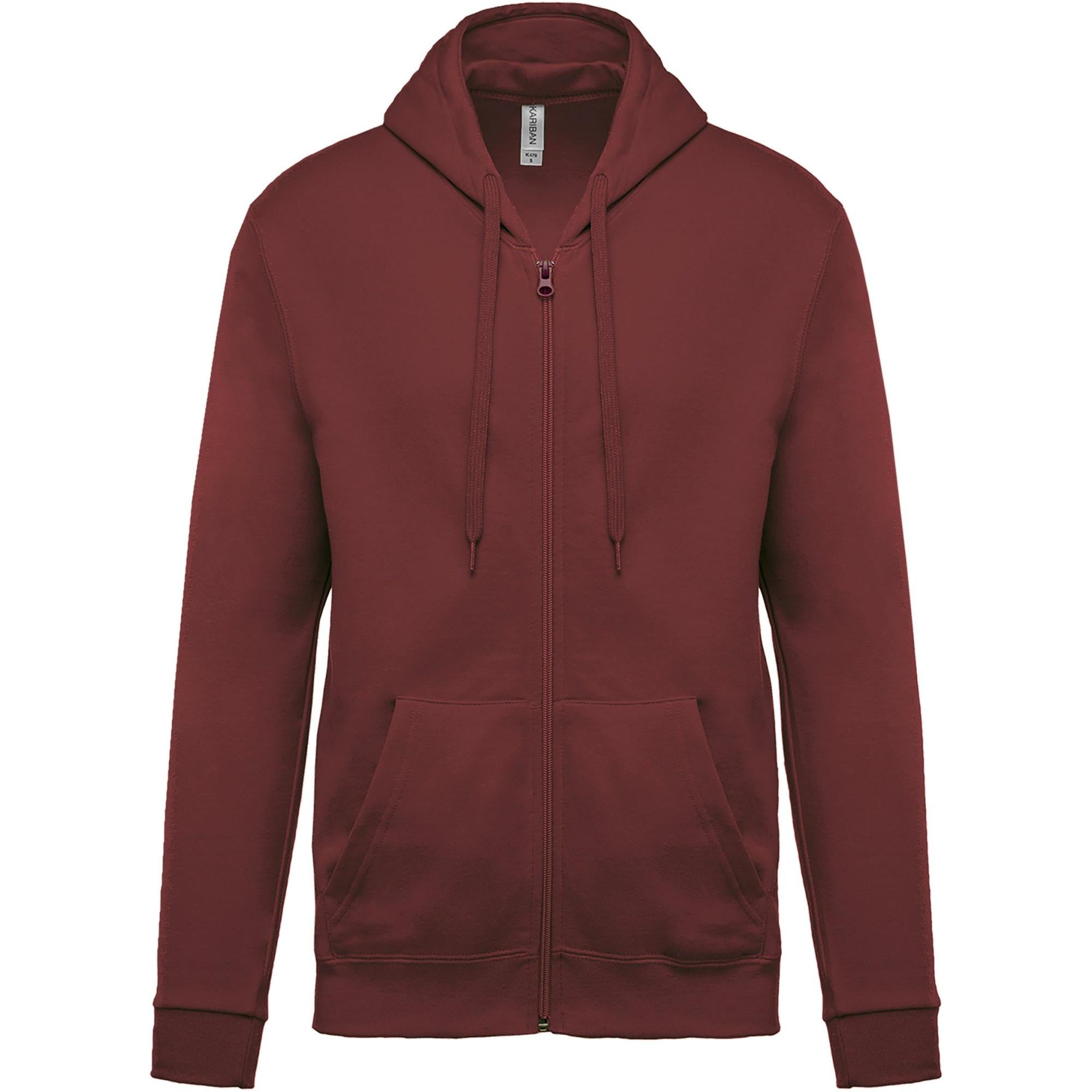 Sweat à Capuche Zippé Peloton - Gris, Taille S - Unisexe, Léger, Logo Brodé