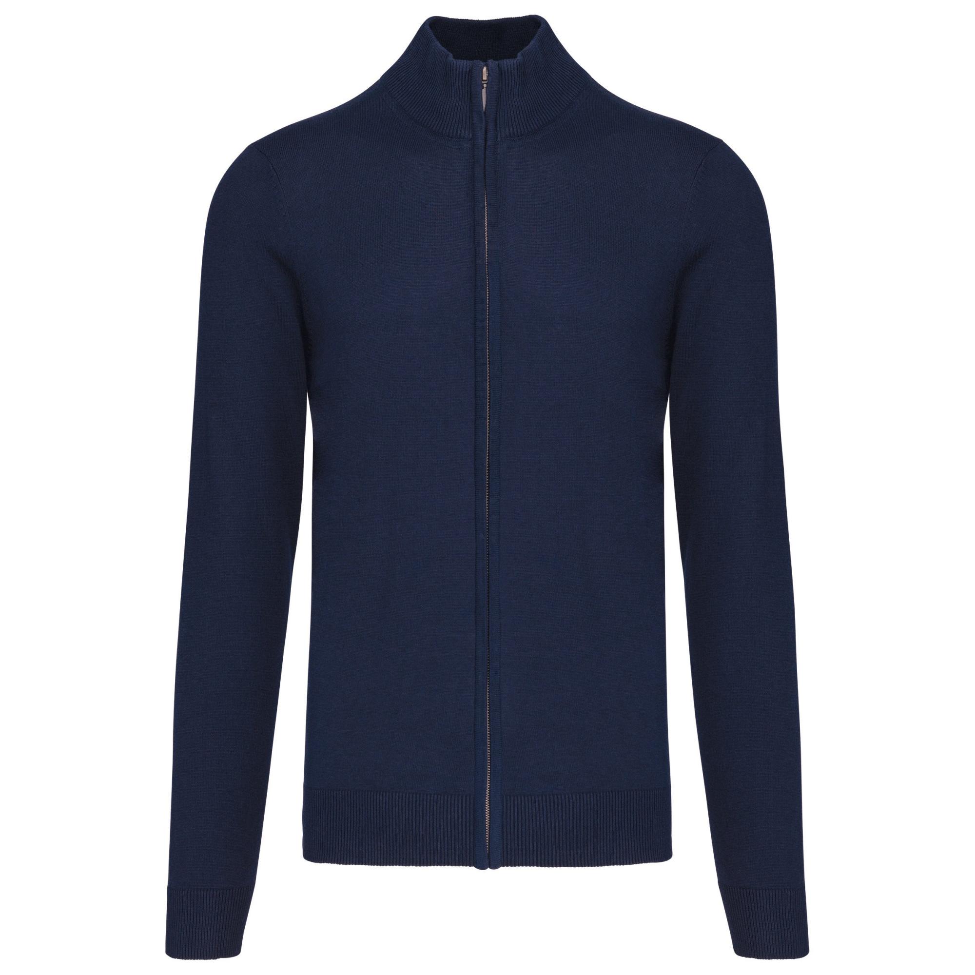 Sweat Zippé Bleu/Noir Homme Le Coq Sportif Ab Fanwear