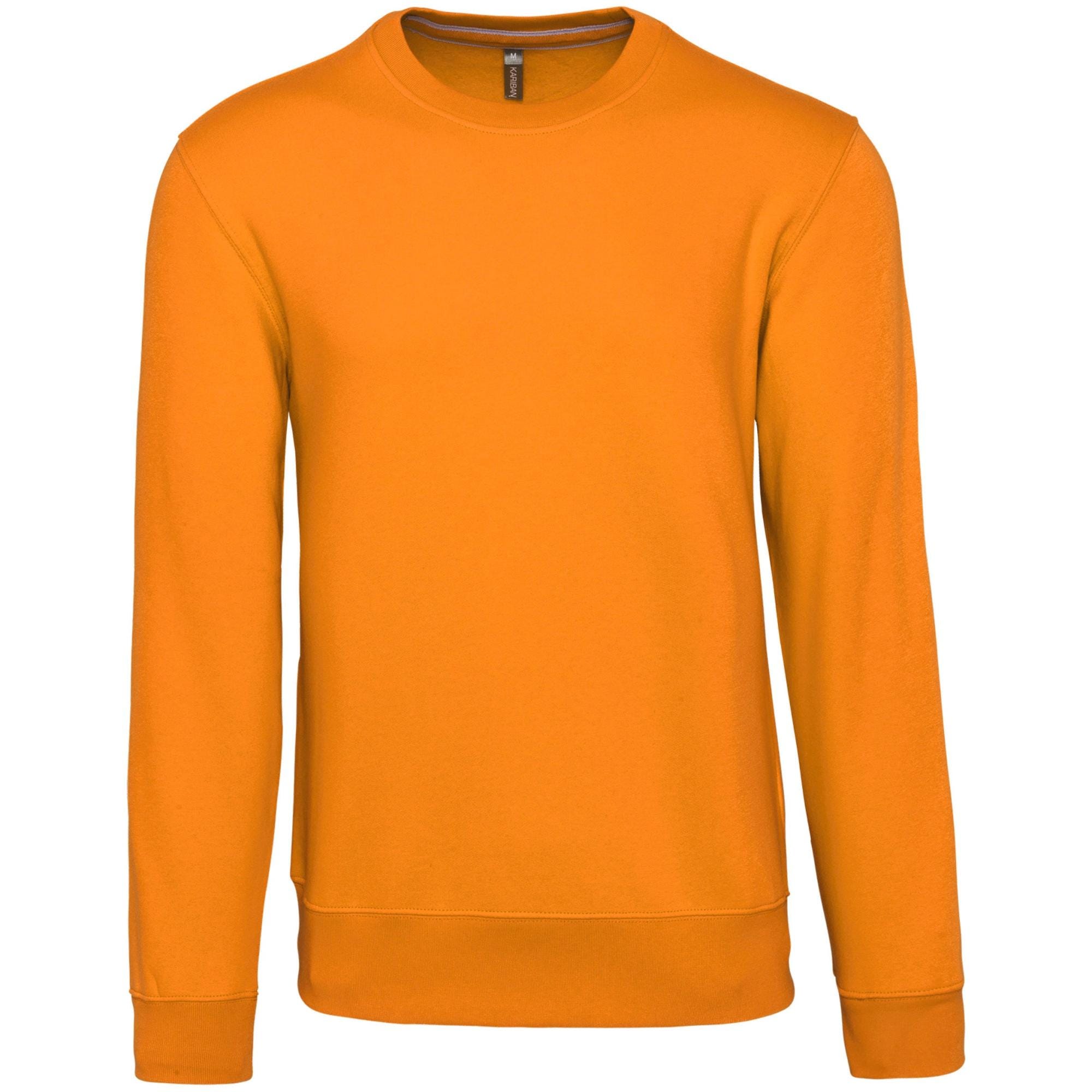 Sweat-shirt col rond et manches longues, message avec perles, marine Sweat-shirt col rond et manches longues, message avec perles, marine