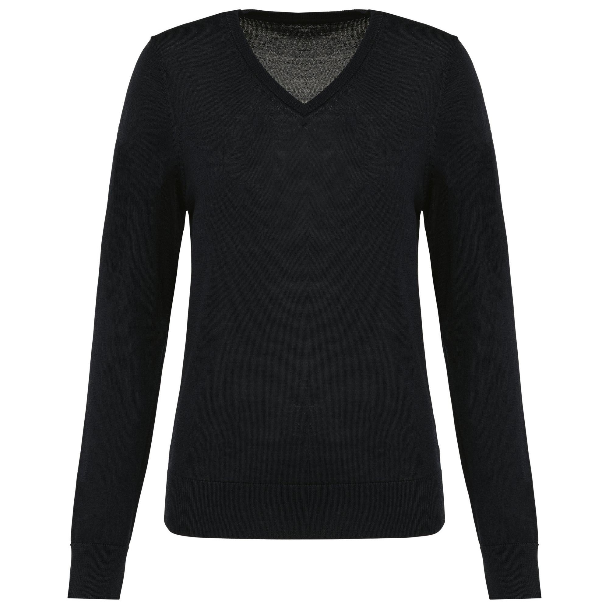 Pull Mérinos col V femme | Leroy Merlin