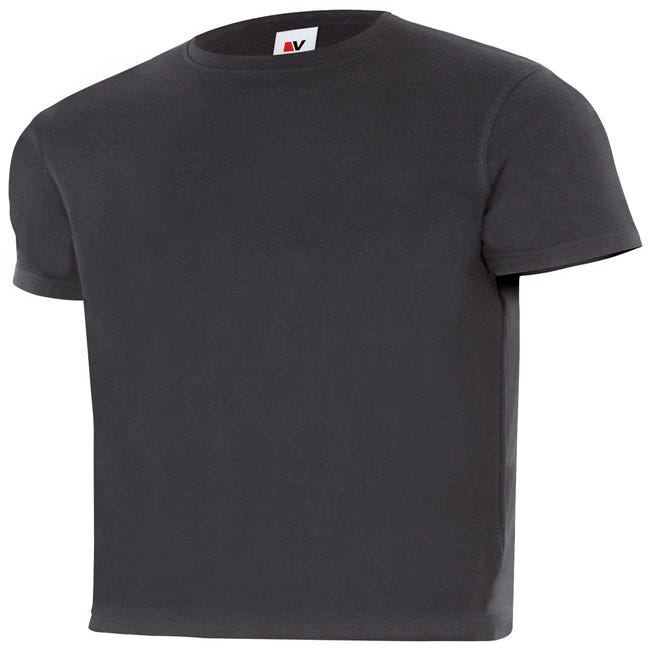 Camiseta algodón hombre negra