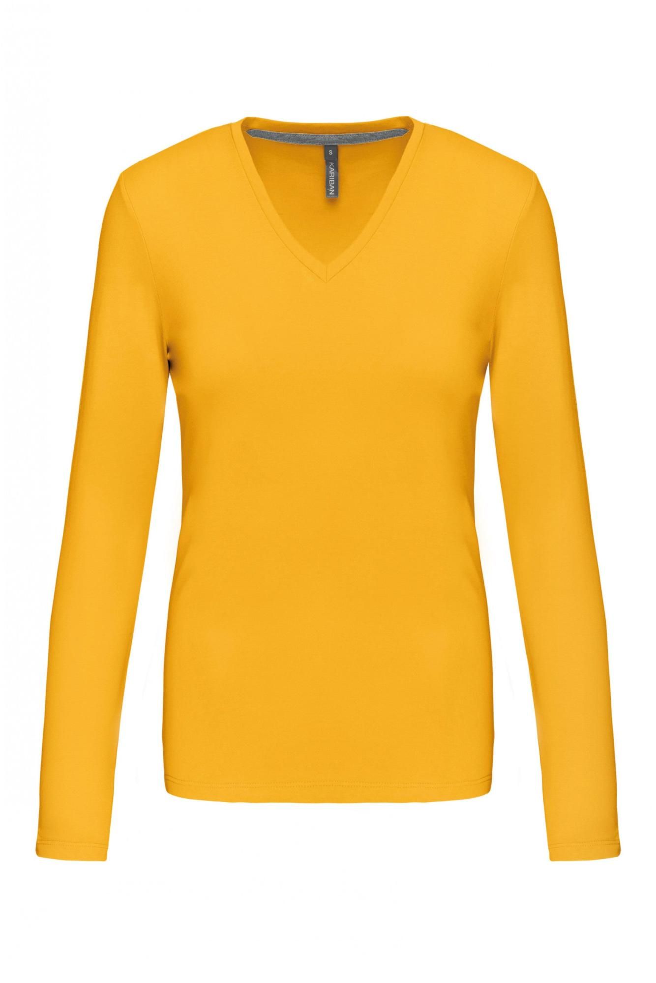 T shirt jaune femme manche longue shop