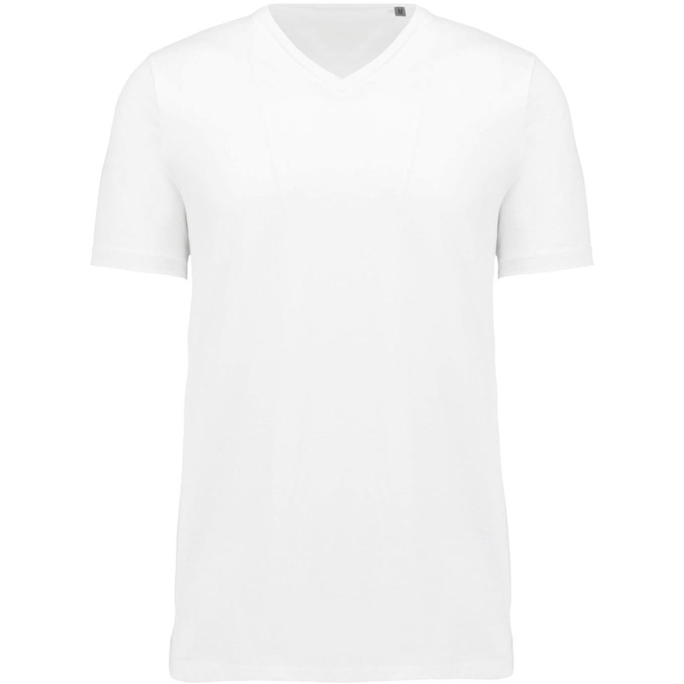 Lot De T-shirts Homme Col V Manches Courtes - Couleurs Multiples, Tailles XS à 4XL, Coupe Légèrement Slim