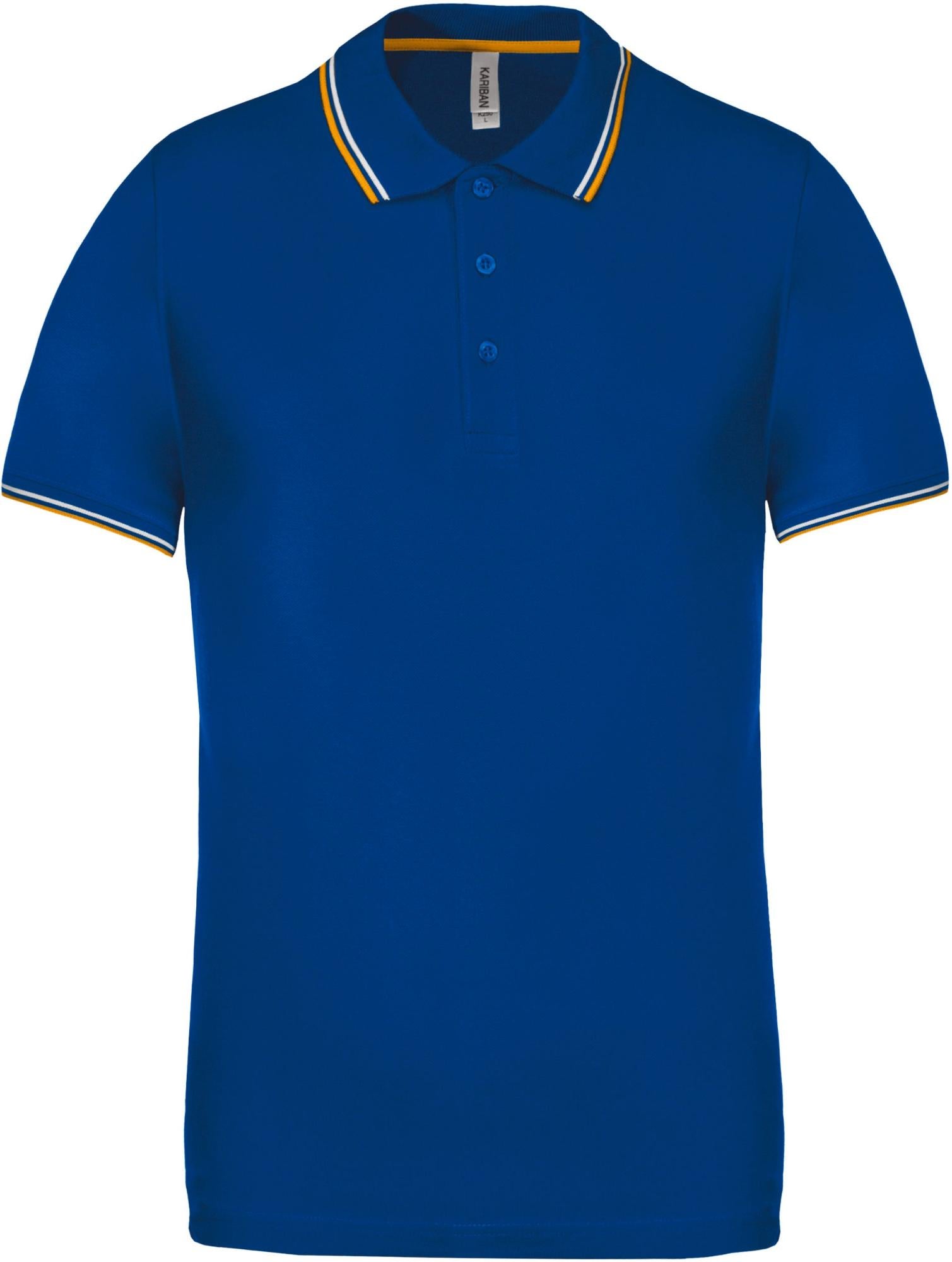 Polo gendarmerie pour femme cooldry anti humidite maille piquée bleu
