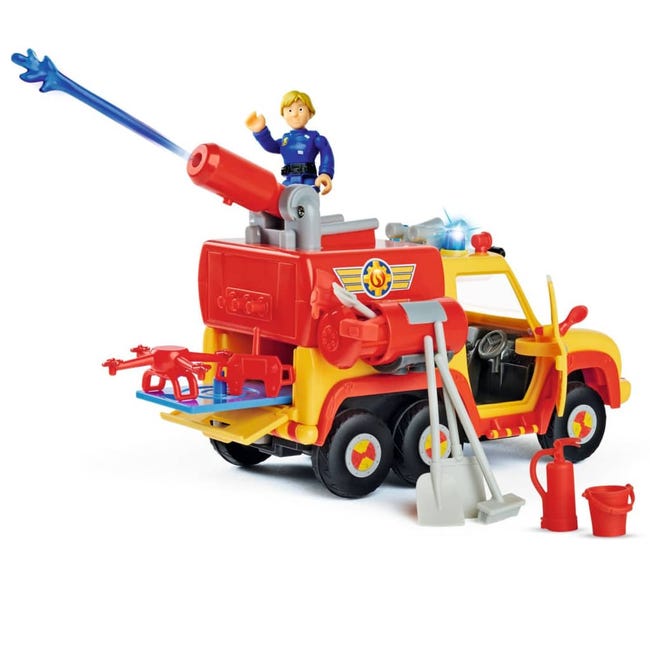 Camion de pompier son et lumière 30 cm - Jouet Dickie