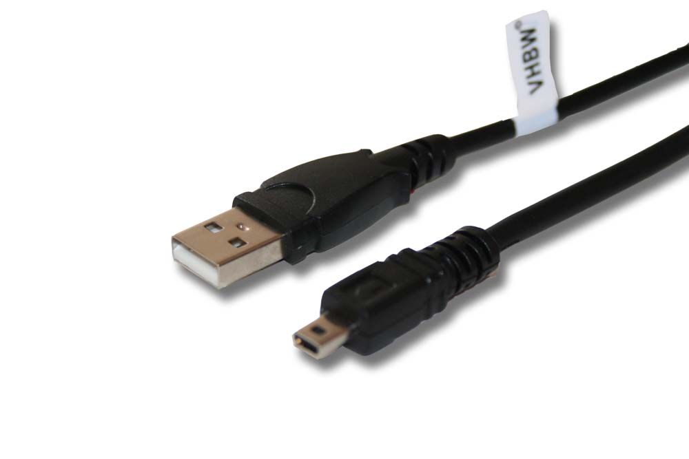 Vhbw Câble USB,  cm, compatible avec Panasonic Lumix DMC XS3