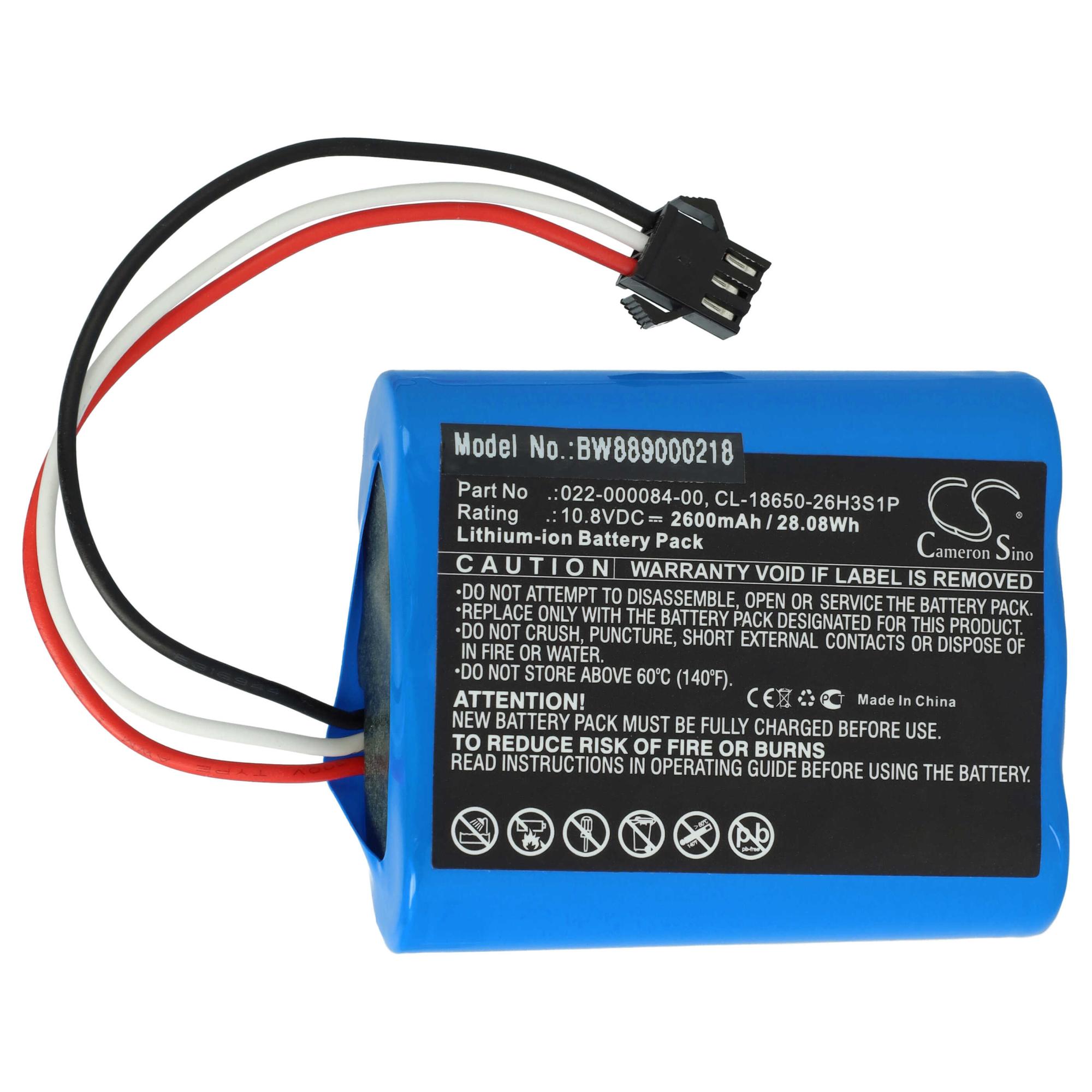 Vhbw Batterie compatible avec Comen Star 8000 E, 8000 appareil médical