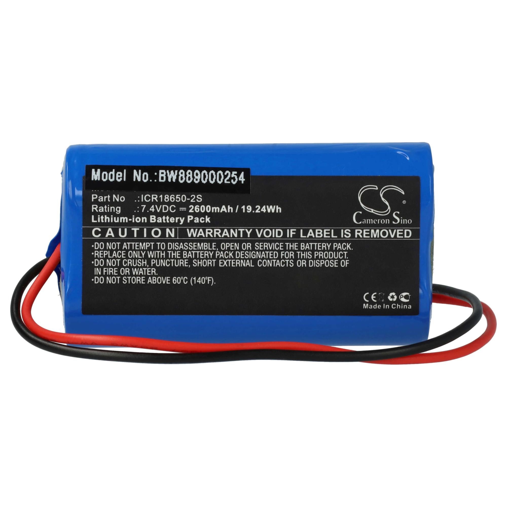 5x Batteria sostituisce Zebra AT16004, BTRY MPP 34MA1 01 per stampante 5x Batteria sostituisce Zebra AT16004, BTRY MPP 34MA1 01 per stampante