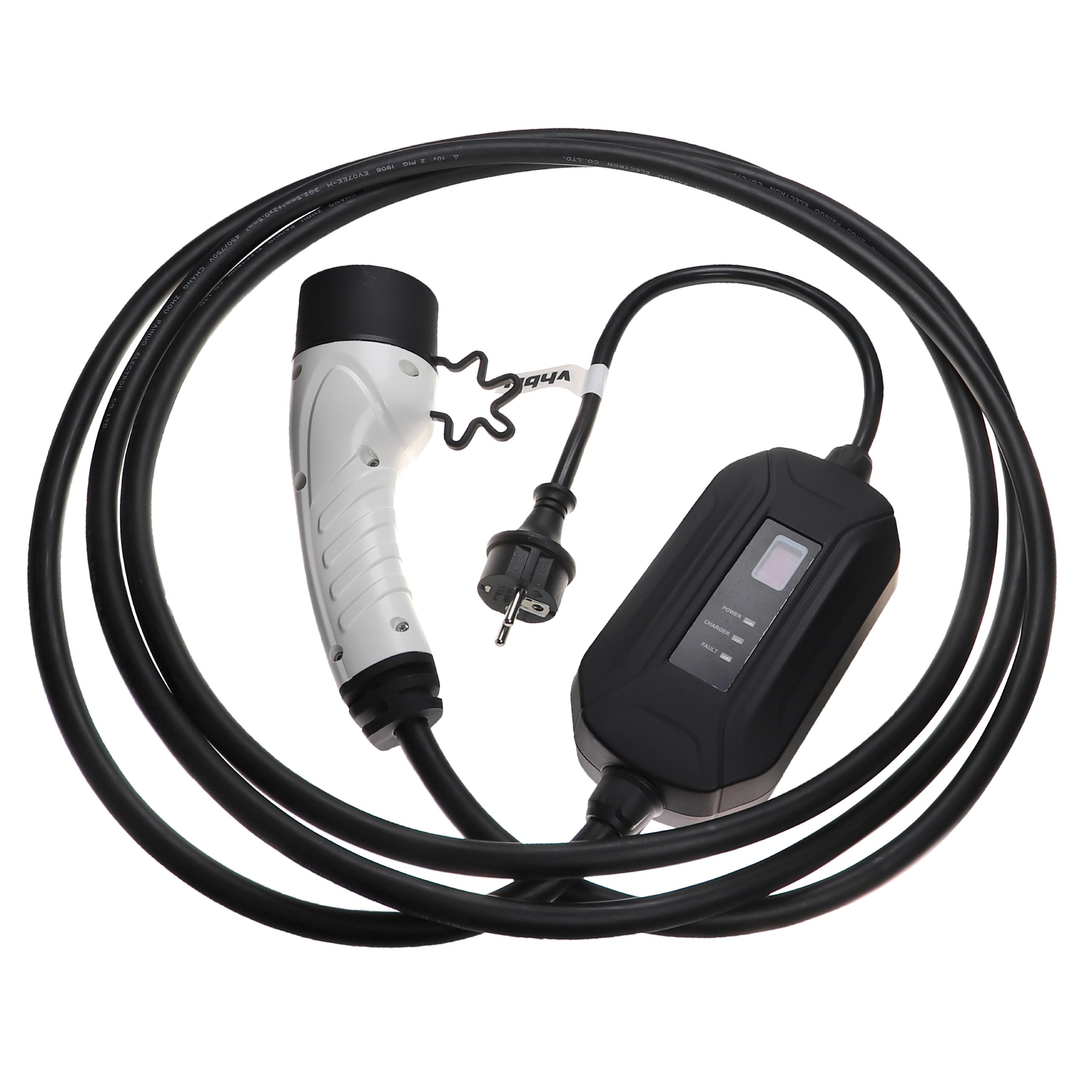 Vhbw Câble de recharge type 2 vers prise Schuko compatible avec MINI  Electric voiture électrique - 1 phase, 16 A, 3,5 kW, 10 m