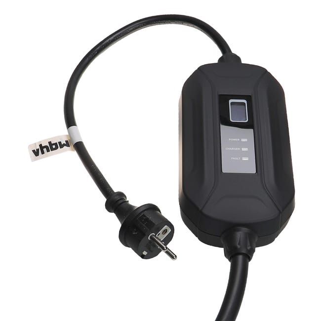 Vhbw - vhbw Câble de recharge type 2 vers type 2 compatible avec DS 4  E-Tense 225 voiture électrique - 1 phase, 16 A, 3,5 kW, 10 m - Câble  antenne - Rue du Commerce