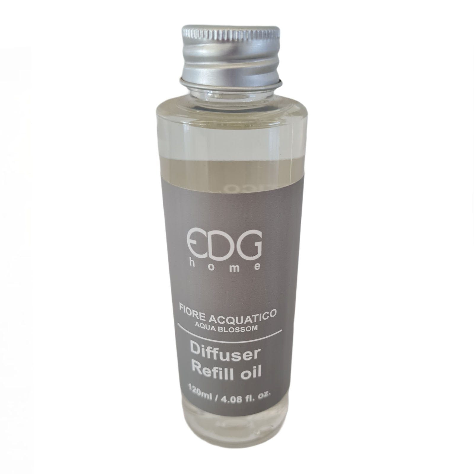 Ricarica per diffusore ambiente essenza naturale, profumo intenso EDG 120  ml / Fiore Acquatico