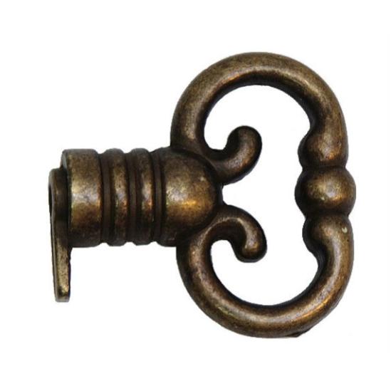 Fausse clé 312 BROS zamack vieux bronze 312Z4 Leroy Merlin