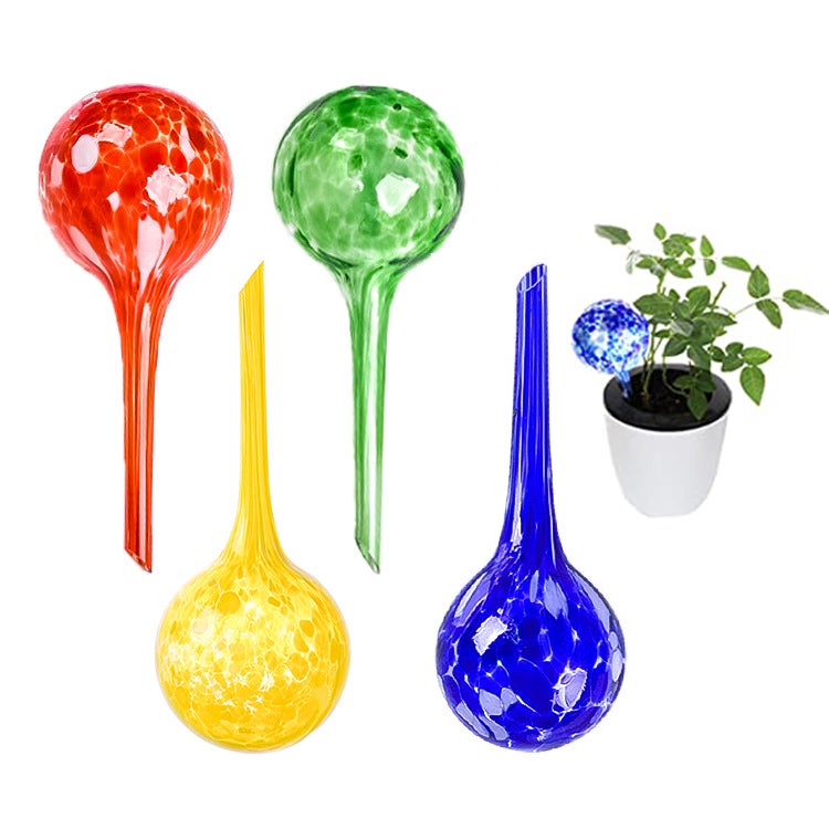 Totalcadeau - 2 Globes d'arrosage pour plantes en verre