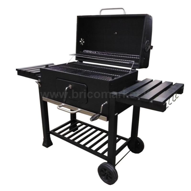 TLSUNNY Barbecue a Carbone, XL Barbecue a Carbonella con Ruote, Griglia