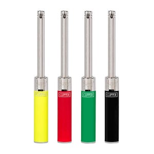 FISHTEC Briquet Arc Electrique - USB Batterie Rechargeable - Flexible - Long  Manche - Lumiere integree - Indicateur de Batterie - 21 cm - Couleur Bois