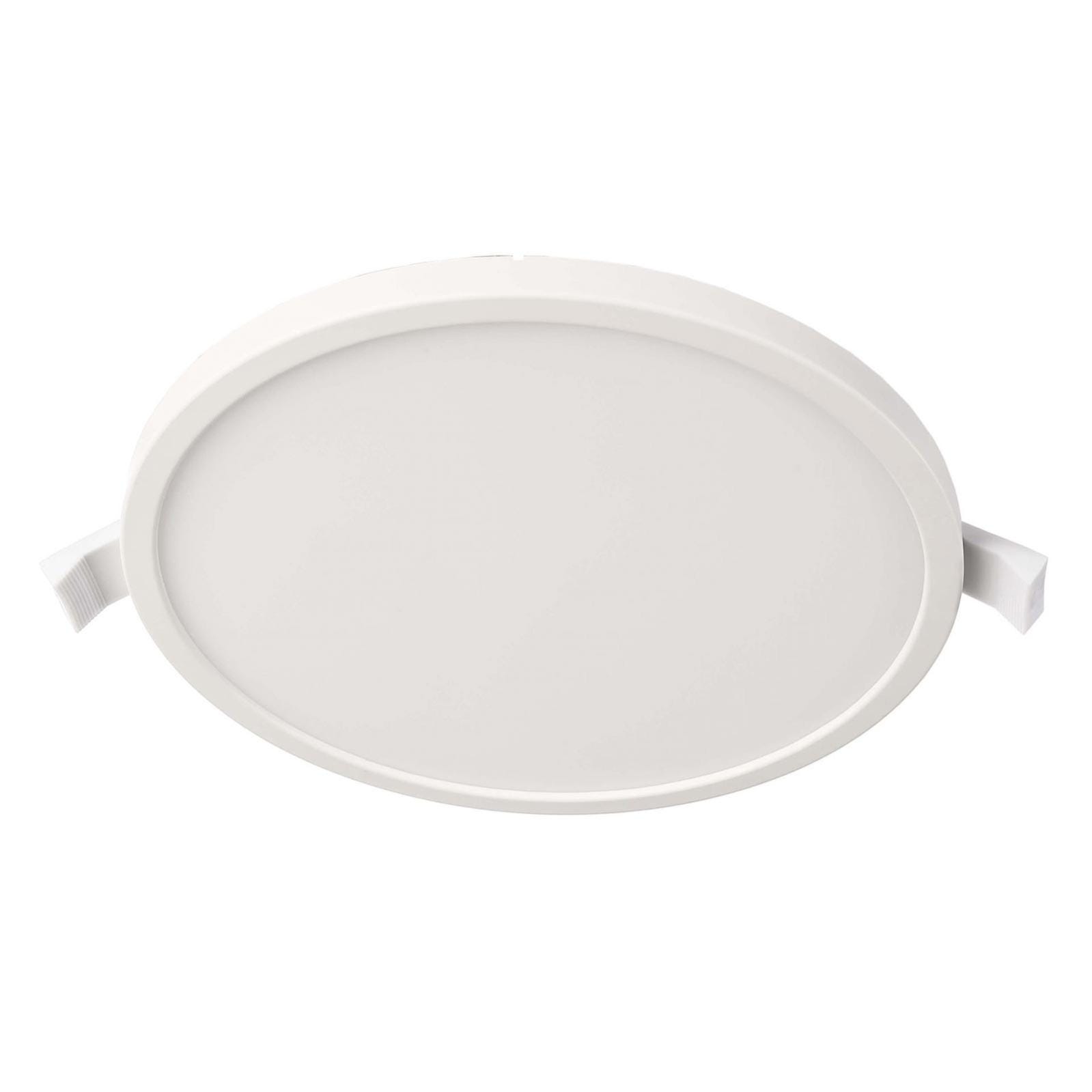 PATIKIL Piastra Copertura Soffitto Metallo 2, Trim Luce Incassata Montaggio a Parete Foro Faretto Pannello Decorativo Molle Clip Adatte per Aperture Rotondo 2.2-2.8, Bianco Opaco PATIKIL Piastra Copertura Soffitto Metallo 2, Trim Luce Incassata Montaggio a Parete Foro Faretto Pannello Decorativo Molle Clip Adatte per Aperture Rotondo 2.2-2.8, Bianco Opaco