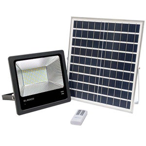 Projetor LED Solar 200W, Luz Quente/Fria, Sensor de Movimento, ELEDCO