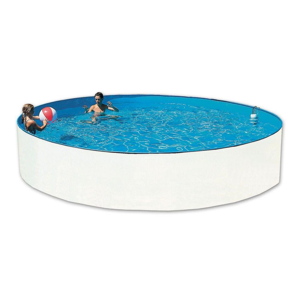 Piscine métal ronde blanche | Leroy Merlin