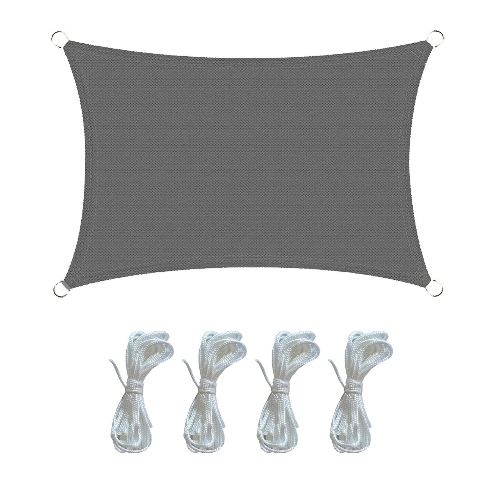 SUNNY GUARD Vela ombreggiante Impermeabile 3x4.5m Tenda a Vela Rettangolare, Tenda da Sole per Esterno Protezione Raggi UV per Giardino Esterno terrazza, Crema SUNNY GUARD Vela ombreggiante Impermeabile 3x4.5m Tenda a Vela Rettangolare, Tenda da Sole per Esterno Protezione Raggi UV per Giardino Esterno terrazza, Crema
