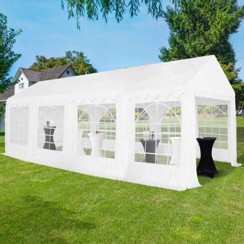 Toit de tente de réception Toit de Chapiteau Jardin Pavillon 3 x 4 m Blanc  - Cdiscount Sport