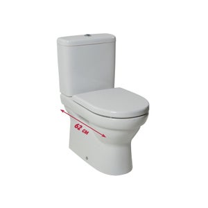 Cuvette WC à poser Brive sortie verticale Blanc (réservoir et abattant en  option) - JACOB DELAFON Réf. E4381-00