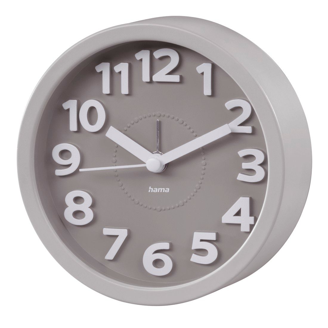 Hama Reloj despertador analogico Reloj de mesa estilo retro despertador analogico reloj silencioso 120 mm 40 mm 120 mm 150 g Gris. Leroy Merlin