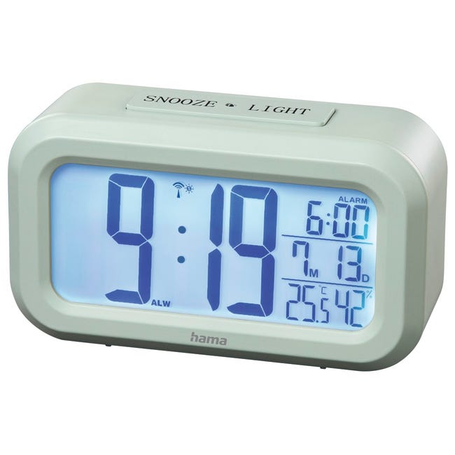 Reloj Despertador Con Fecha Y Temperatura Alarma