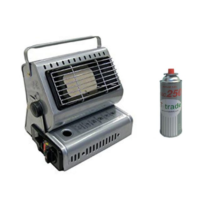 Riscaldamento Portatile Stufa Riscaldamento Doppio Bruciatore - Gas Campeggio, Raggi Infrarossi, Per Esterno/Interno Stufa A Gas Campeggio - Foto 11