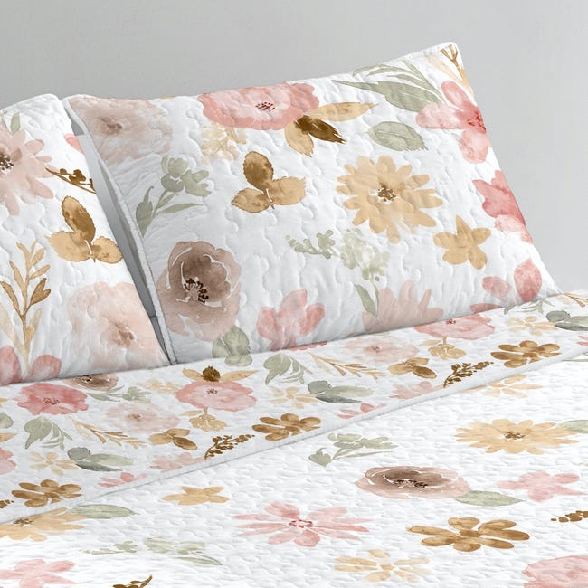 Colcha multiusos algodón Anna Negro 250x290 cm, plaid cama, cubrecama,  jarapa sofá, foulard sofá, cubresofá