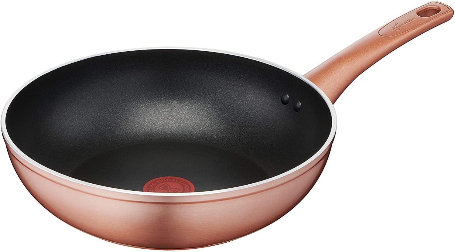 Set Padelle Lagostina Cucina Mediterranea - 3 Padelle Antiaderenti Ø 20/24/28 Cm + Wok 28 Cm, Per Induzione E Forno - Foto 8