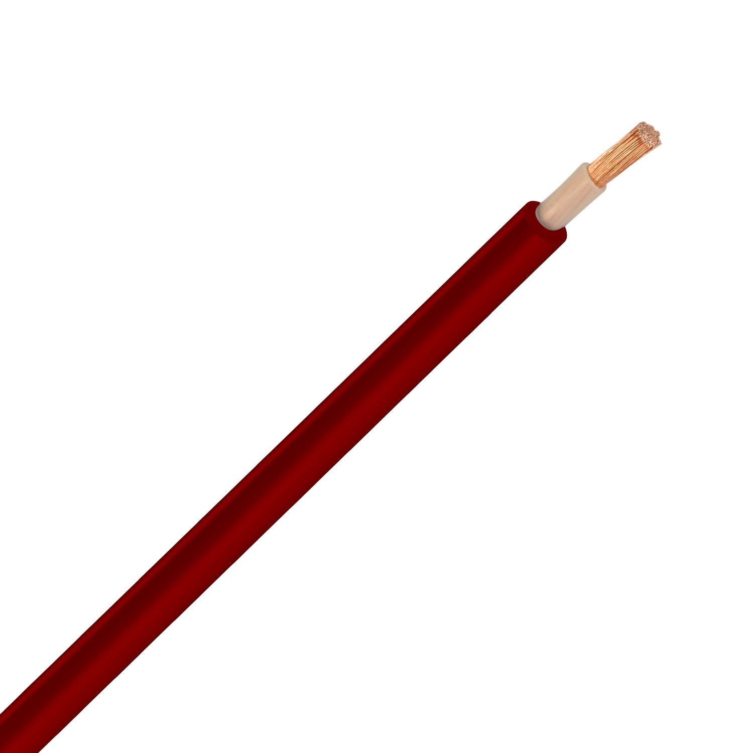 Câble Solaire 6mm² PV ZZ-F Rouge Rouge - Unité de mesure: 1 m