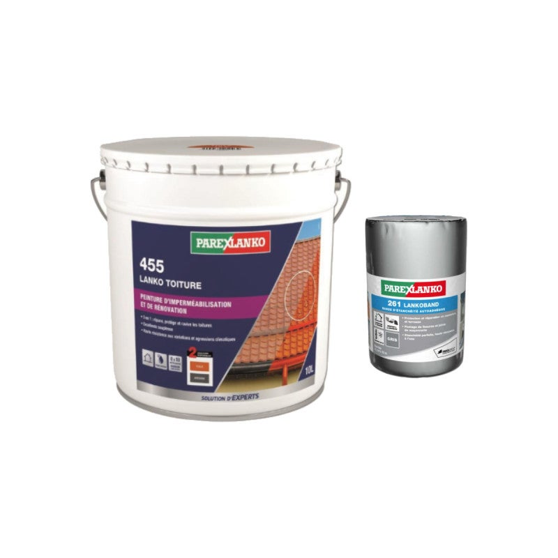 Pack PAREXLANKO - Peinture Imperméabilisation & Rénovation 3-en-1 ...