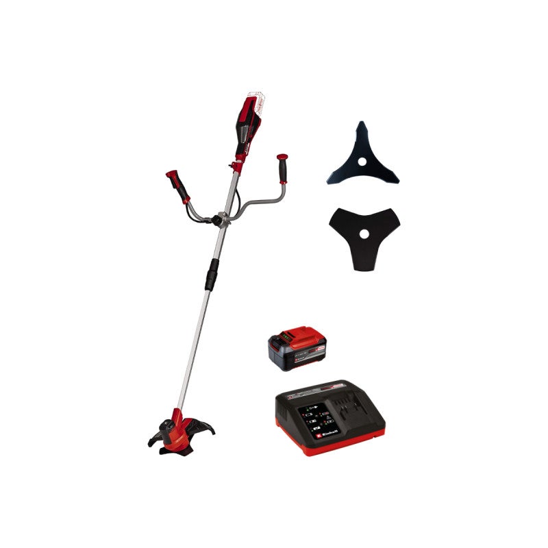 Pack EINHELL 18V PowerXChange Débroussailleuse AGILLO 18/200 2 lames Starter Kit Power 5