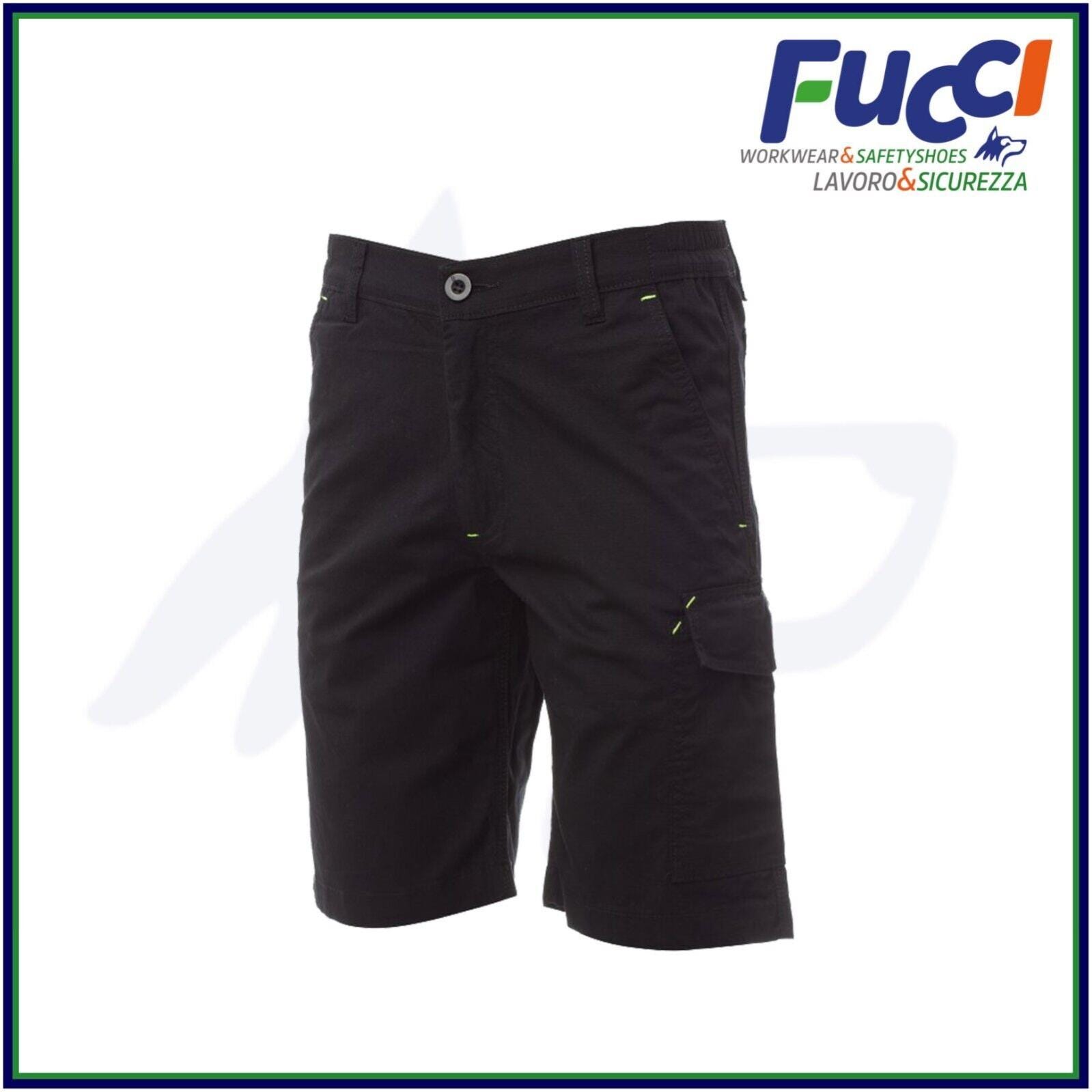 Bermuda Pantaloni da Lavoro Corti Multitasche Estivi Uomo Payper