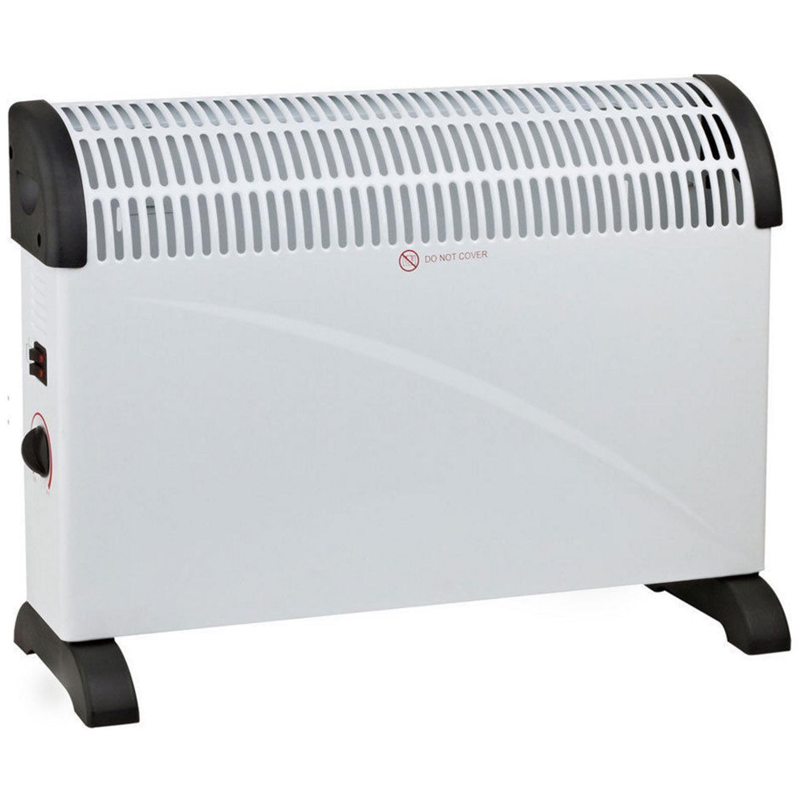 Termoconvettore elettrico per ambienti da pavimento con termostato da 2000  W scalda bagno / Default Title
