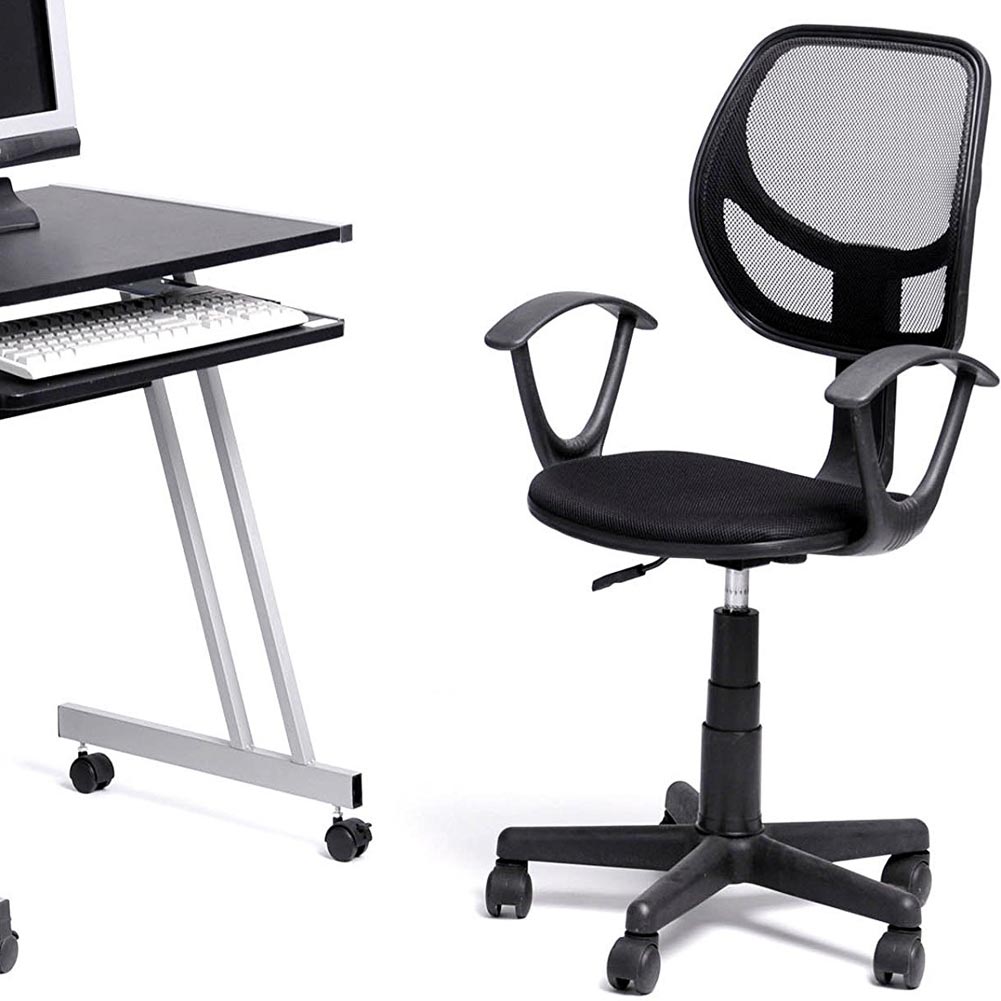 Sedia Girevole 5 Ruote Ufficio Cameretta Scrivania Schienale Ergonomic