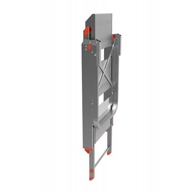 Marchetti CLASS02 scala scaletto sgabello in alluminio 2 gradini altezza 46  cm