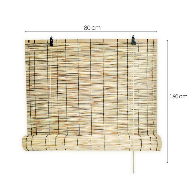 Componentes de persianas enrollables de bambú, accesorios de persianas de  madera tejida - AliExpress