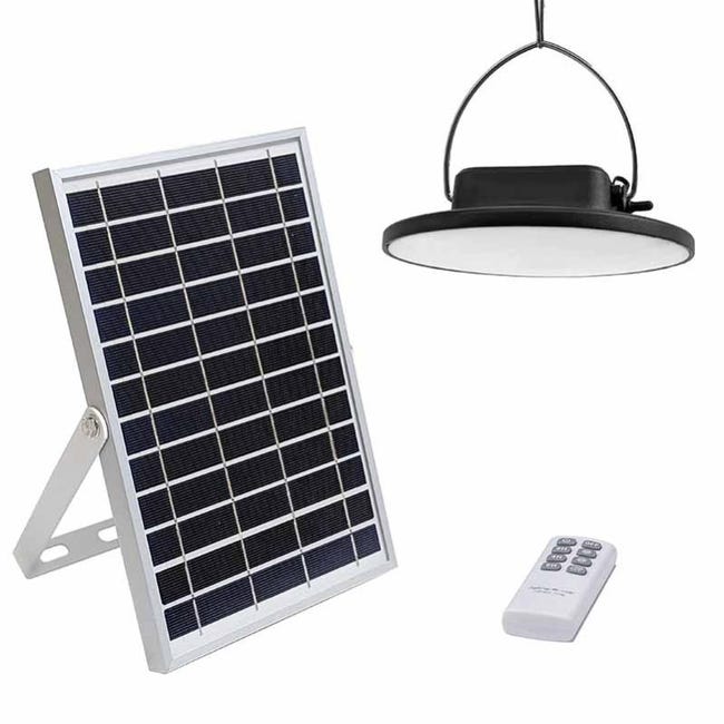 Lampadario A Pannello Solare Lampada A Sospensione Solare A Led Lampada Alimentata Luce Bianca/calda Con Telecomando Giardino Da Campeggio All'aperto - Foto 5