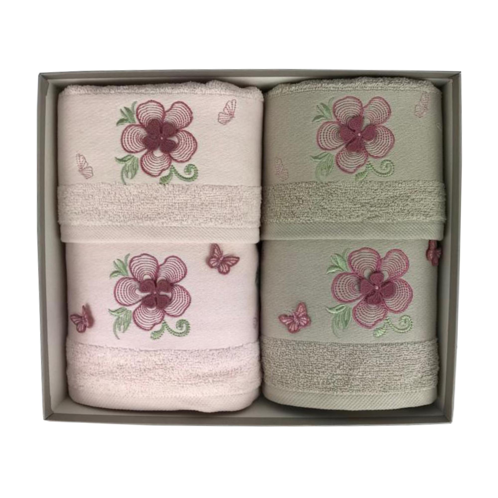 Set Asciugamani Da Bagno 600 Gr, Set 2 Pezzi: Asciugamano Da Bagno E Viso, 100% Spugna Di Cotone Naturale, Soft Touch, Super Assorbente - Italia - Foto 2