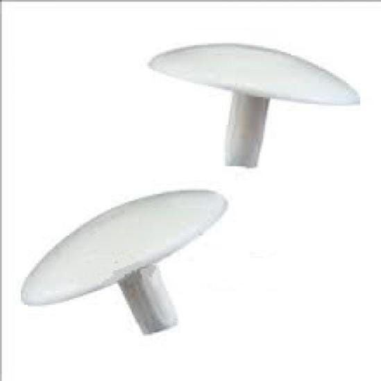 Boîte 500 Cache-vis pour vis à trou 2.4 HECO - Blanc 9010 - Ø 12mm ...