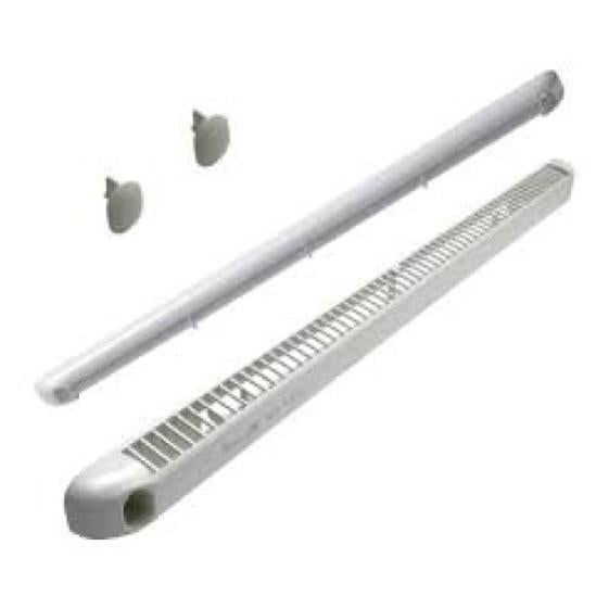 Kit Double Régulateur Nicoll 22m³ - Avec Déflecteur Et Cache-Vis | Pour Ventilation | Noir