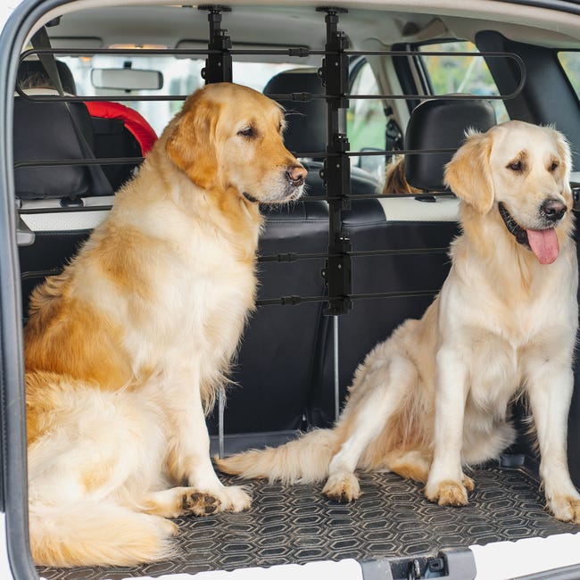 Separador - Red elástica de coche para perros separa las mascotas de forma  segura