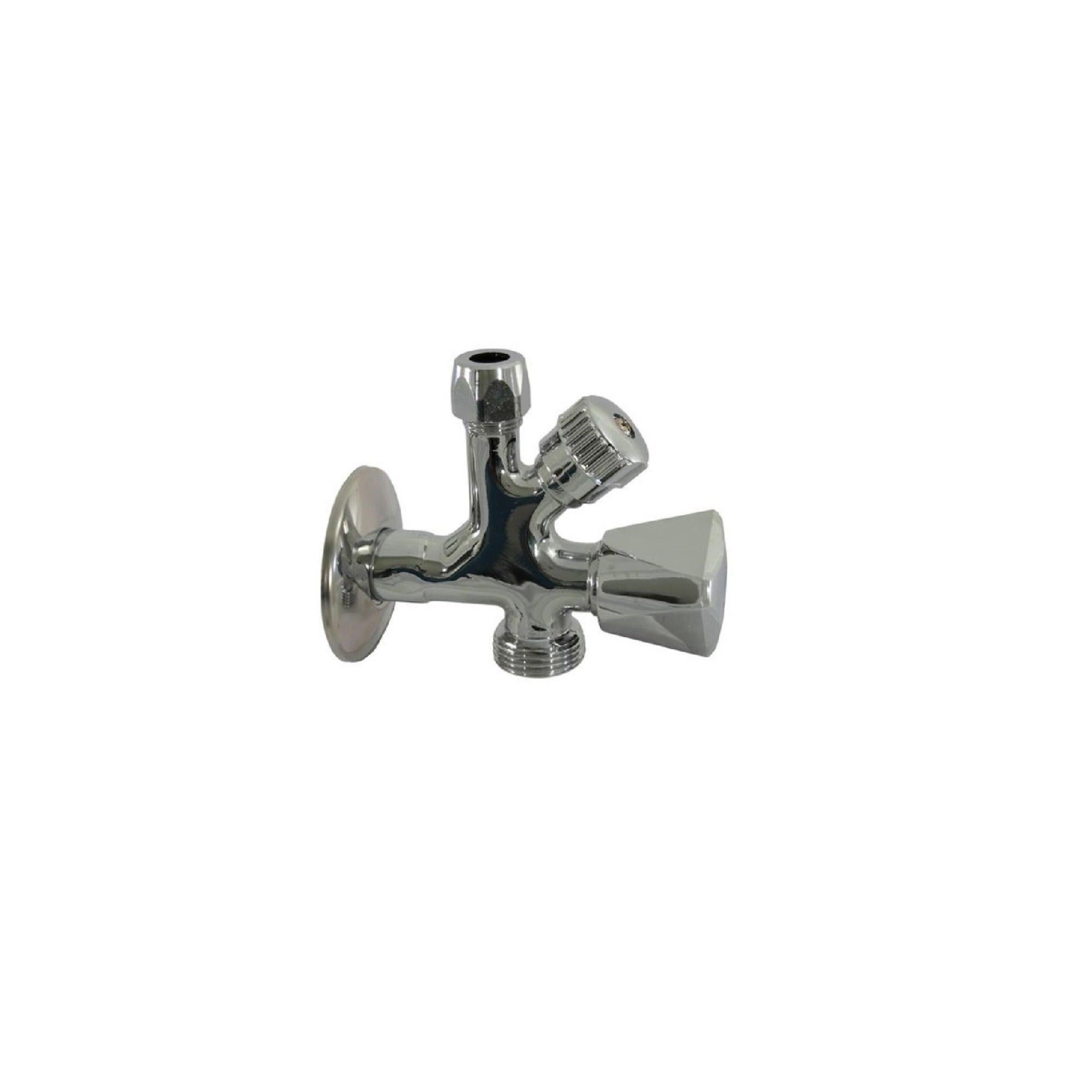 Rubinetto Lavello Remer Con Attacco Lavatrice, Serie 1000-2000, Ottone Cromato, Canna Lunga 180 Mm, Per Cucina Classica