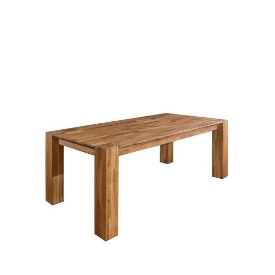 Mesa de comedor de madera patas de hierro industrial 220x80 cm Rajasthan  220