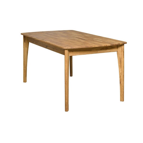 Mesa extensible de comedor de madera maciza de roble Monty140 - 190 x 80  x 75 cm