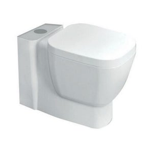 vidaXL Vaso WC in Ceramica da Bagno ad Angolo Bianco