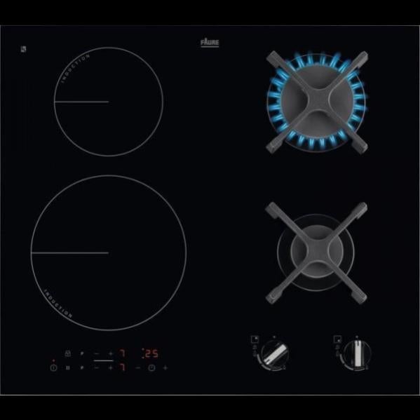 Plaque de Cuisson Mixte GAZ Electrique +[ FAURE FGN86468BA gaz